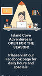 Mobile Screenshot of islandcoveadventures.com