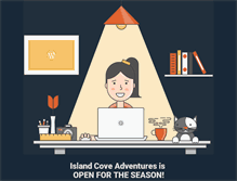 Tablet Screenshot of islandcoveadventures.com
